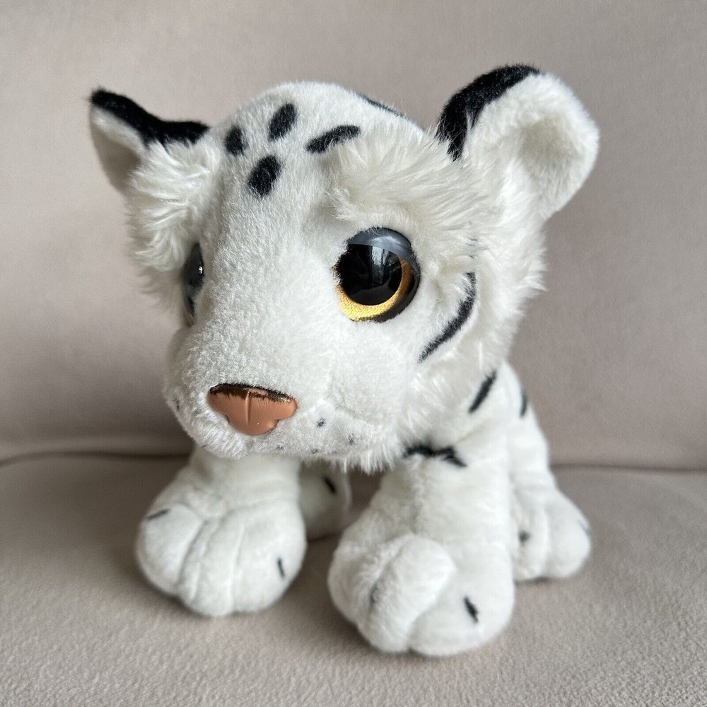 White Siberian Tiger Cub Plush 10" Best Made Toys Stuffed Animal toy Cuddly T8